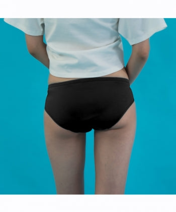 オーガニックコットン吸水ショーツレギュラー(ブラックチャーム)