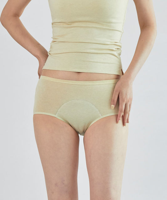 オーガニックコットン吸水ショーツフル(マッチャ)