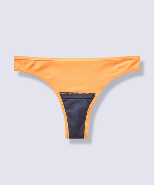 オーガニックコットン吸水ショーツタンガ (ガーベラ)