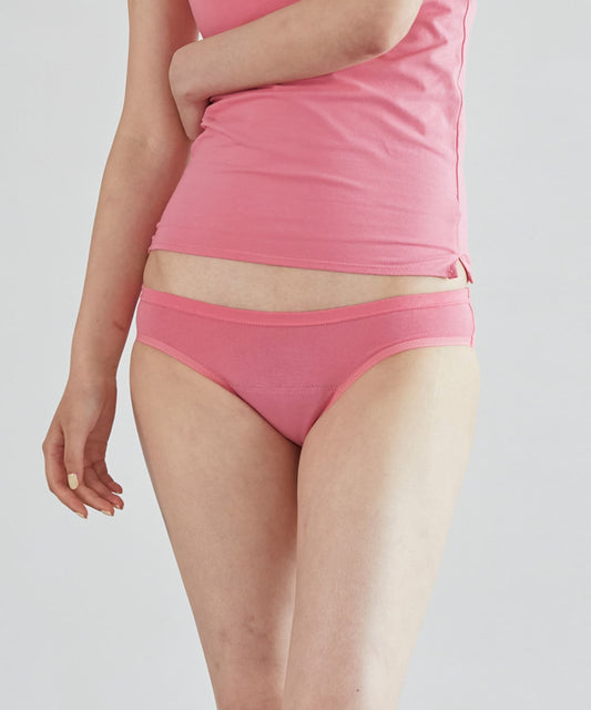 オーガニックコットン吸水ショーツスリム(ラナンキュラス)