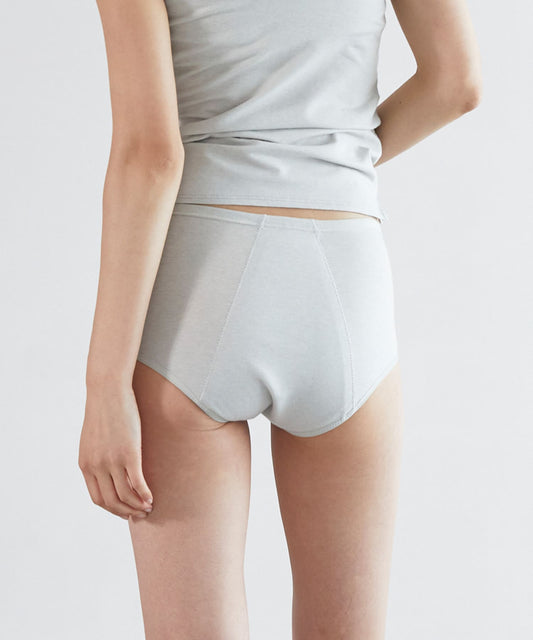 オーガニックコットン吸水ショーツフル(アカカブ)