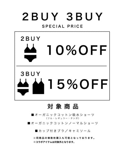 オーガニックコットン吸水ショーツフル(ネモフィラ)