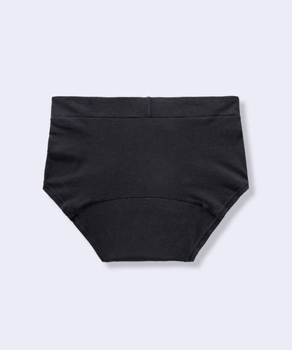 オーガニックコットン吸水ショーツボクサー(ブラックチャーム)