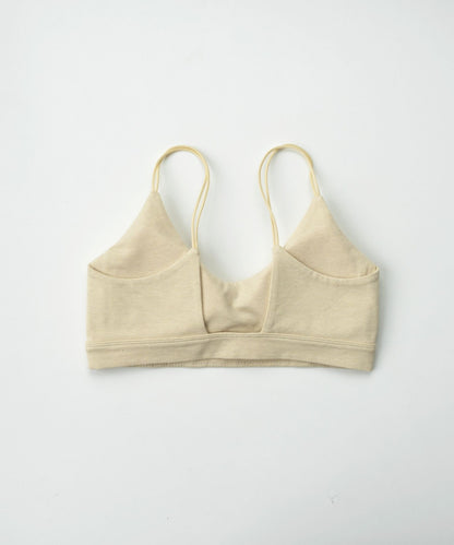 オーガニックコットンカップ付きブラ(マッチャ)