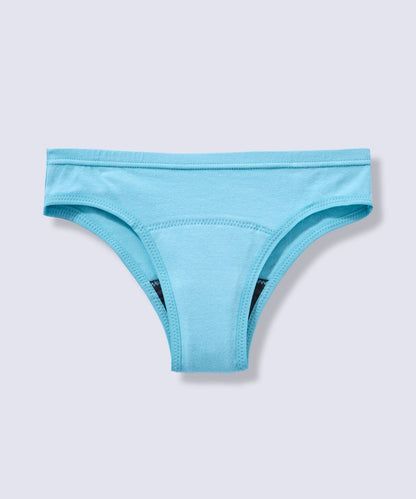 オーガニックコットン吸水ショーツスリム(ネモフィラ)