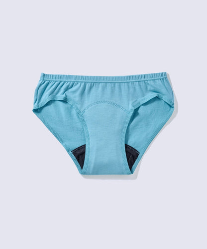 オーガニックコットン吸水ショーツレギュラー(ネモフィラ)