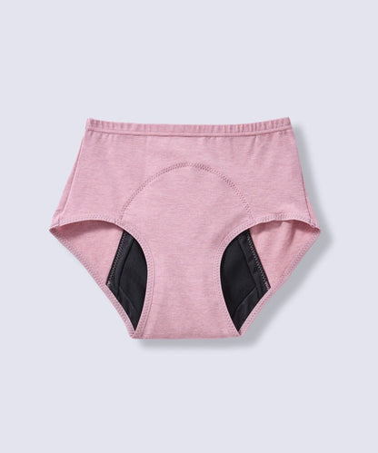 オーガニックコットン吸水ショーツフル(ローズレッド)