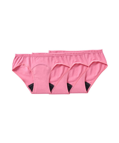 【サイズお試しS/M/Lセット】レギュラータイプ　オーガニックコットン吸水ショーツ