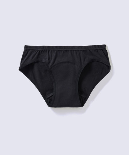 オーガニックコットン吸水ショーツレギュラー(ブラックチャーム)