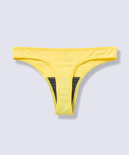 オーガニックコットン吸水ショーツタンガ　（ミモザ）